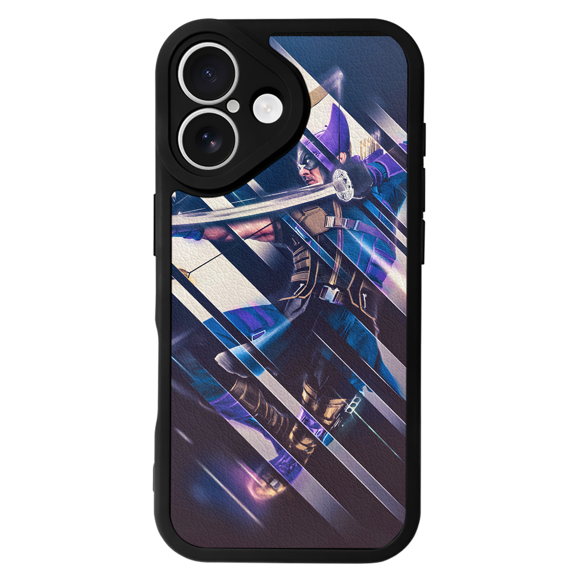 （画像用） アベンジャーズ The Avengers 【iPhone 16シリーズ対応】シリコンスマホケース（レザー調） 材質：シリコン